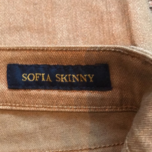 Host Pick 🎉 Fabulous gold denim Sofia 2/26 skinny Jean. - Picture 8 of 14
